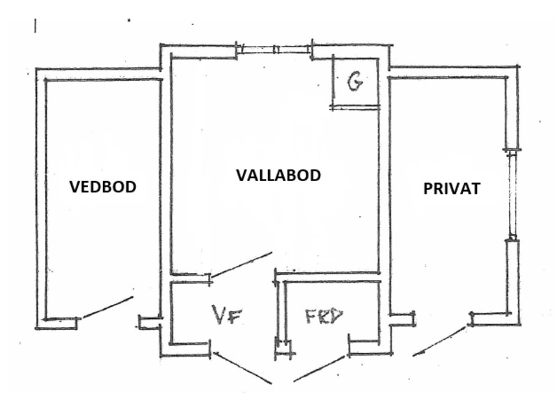 Planritning Vallabod